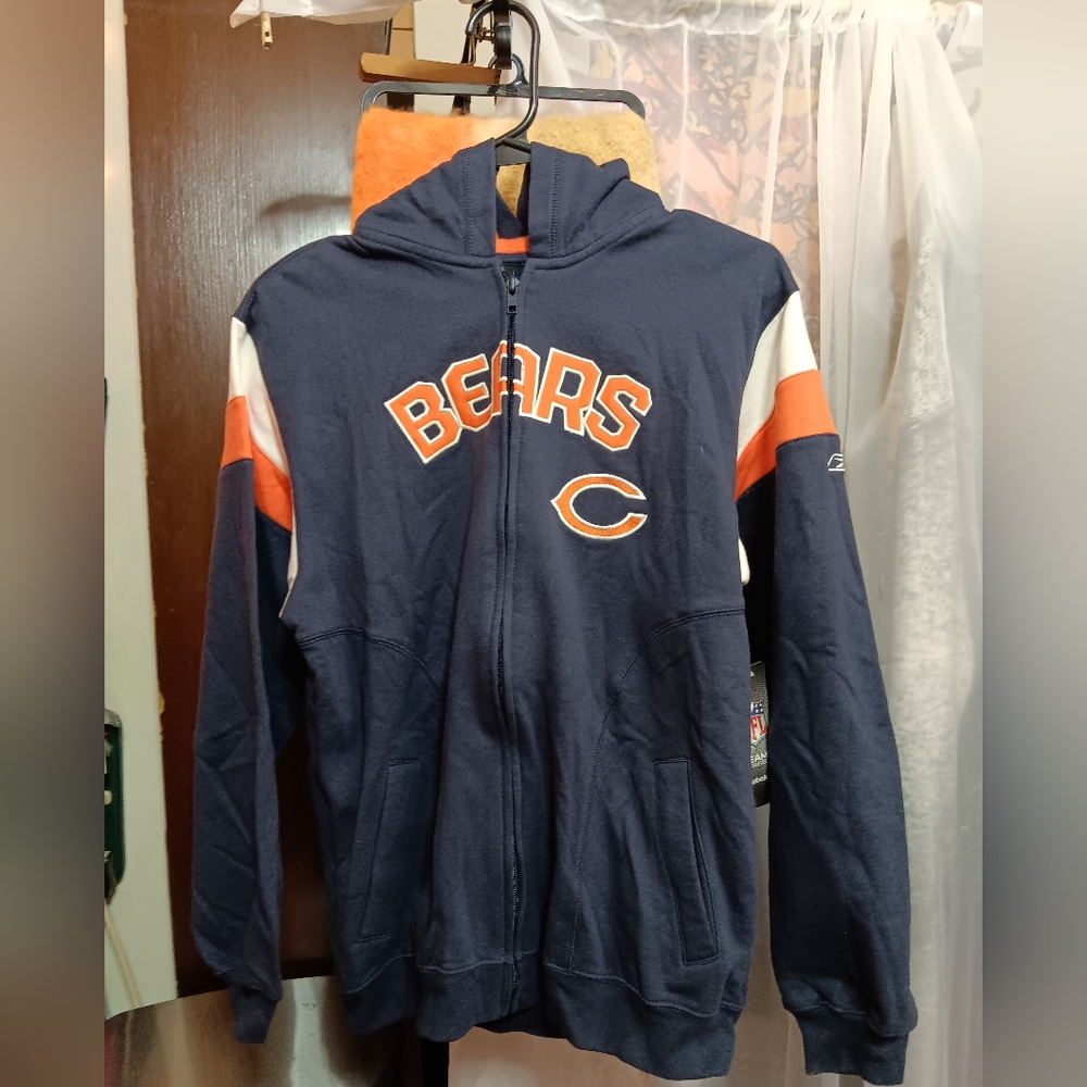Bears NFL  zip sweat jacket